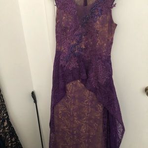 Purple party dress size 44